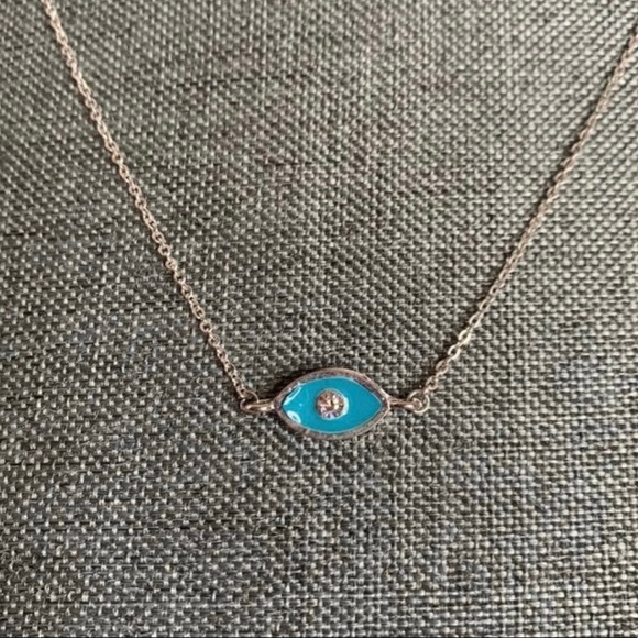 Seeing Eye Silver Necklace NWOT - Picture 3 of 4
